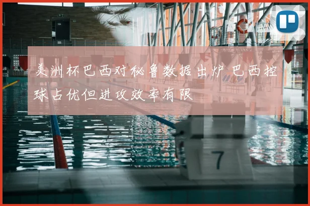 美洲杯巴西对秘鲁数据出炉 巴西控球占优但进攻效率有限