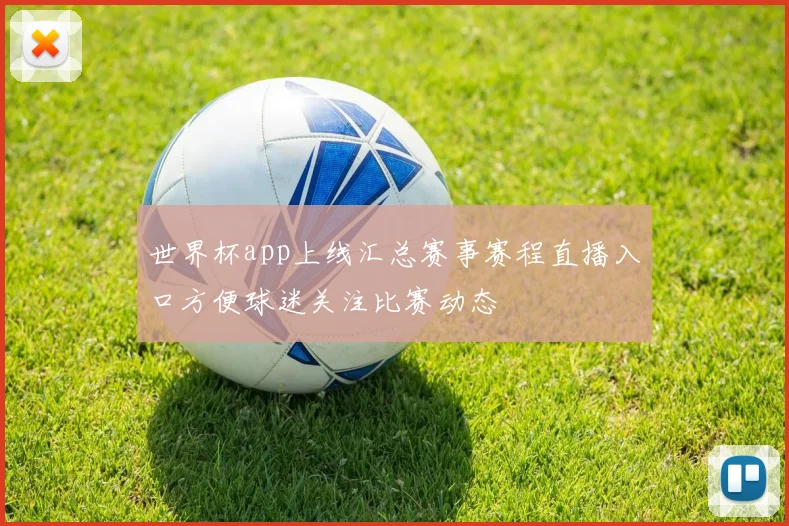 世界杯app上线汇总赛事赛程直播入口方便球迷关注比赛动态